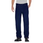 Dickies - Men's Big & Tall Regular Straight Fit Denim 5-pocket Jeans Indigo Blue Washed