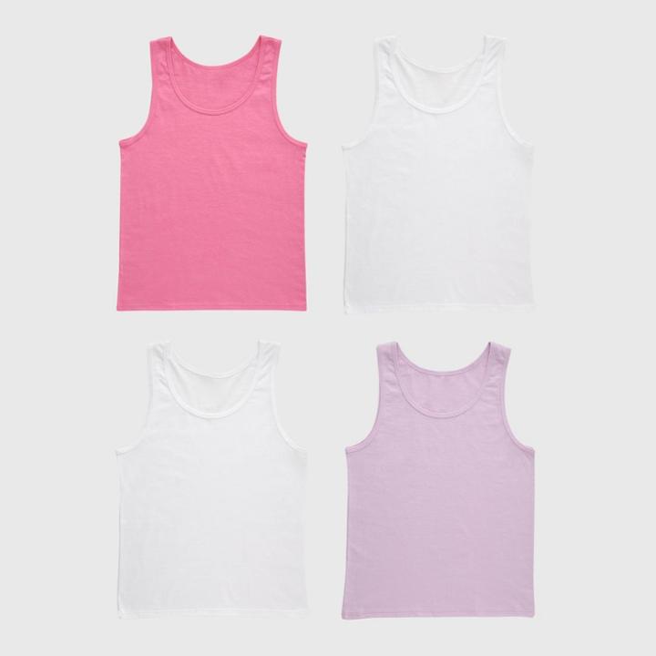 Hanes Girls' 4pk Camisole - Colors May Vary
