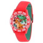 Boys' Disney Lion Guard Kion Red Plastic Time Teacher Watch - Red, Boy's