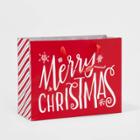 Large Merry Christmas Gift Bag Red - Wondershop , White Red