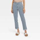 Women's High-rise Boyfriend Jeans - Universal Thread Blue