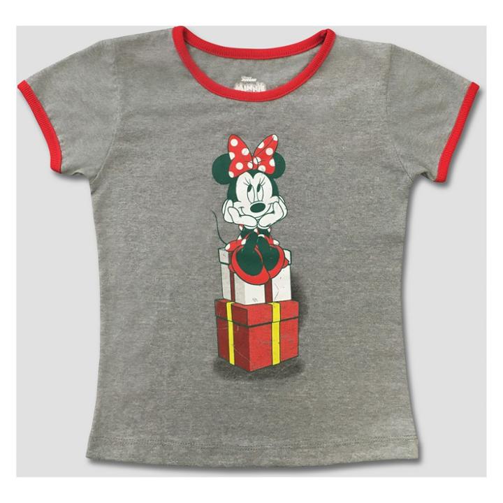 Toddler Girls' Mickey Mouse & Friends Minnie Mouse Short Sleeve T-shirt -