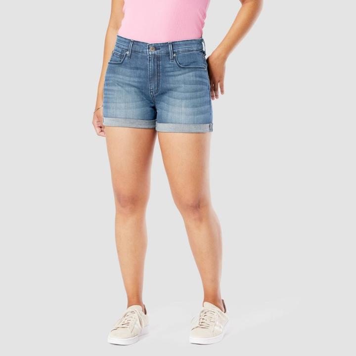 Denizen From Levi's Women's High-rise 3 Jean Shorts - Summer Fling