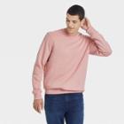 Men's Standard Fit Crewneck Sweatshirt - Goodfellow & Co Pink