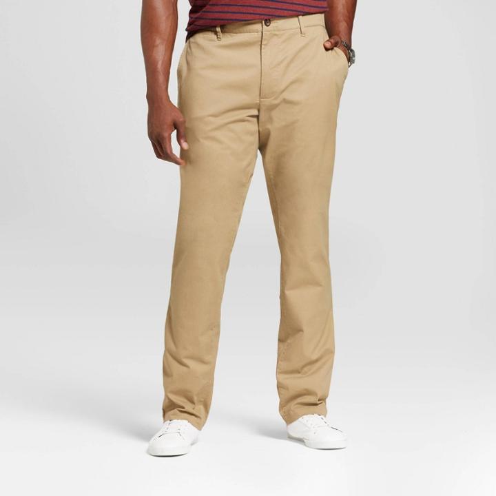 Men's Tall Athletic Fit Hennepin Chino Pants - Goodfellow & Co Sculptural Tan