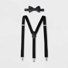 Men's Floral Tie Set - Goodfellow & Co Black