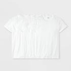 Men's 4+1 Bonus Pack Short Sleeve Crew Neck Undershirt - Goodfellow & Co White