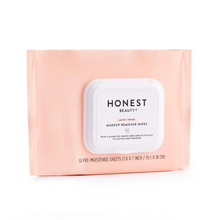 Honest Beauty Makeup Remover Moisturizing Lotion Wipes