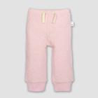 Burt's Bees Baby Girls' Organic Cotton Quilted Bee Pants - Blossom 0-3m, Girl's, Pink