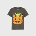Boys' Short Sleeve Pokemon Pikachu Halloween T-shirt - Gray
