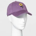 Mighty Fine Women's Sunflower Baseball Hat - Purple