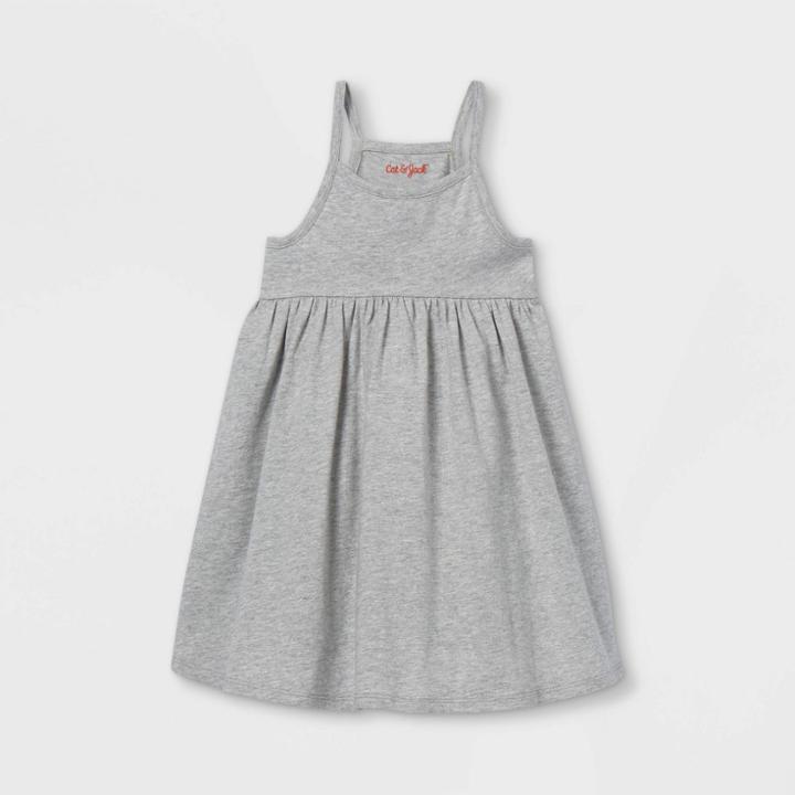 Toddler Girls' Knit Tank Dress - Cat & Jack Gray