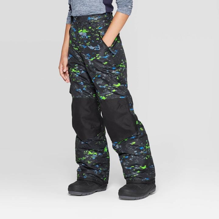 Boys' Camo Print Snow Pants - C9 Champion Blue