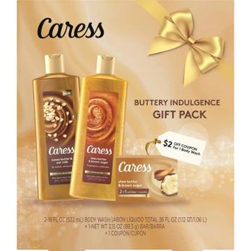 Caress Buttery Indulgence Body Wash Gift Set