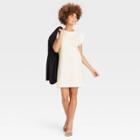 Women's Sleeveless T-shirt Dress - A New Day White