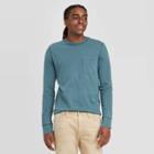 Men's Standard Fit Long Sleeve Pocket Jersey T-shirt - Goodfellow & Co Green