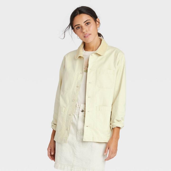 Women's Chore Jacket - Universal Thread Off-white