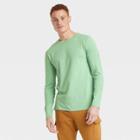 Men's Long Sleeve Performance T-shirt - All In Motion Light Green