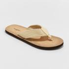 Men's Colson Webbing Strap Flip Flop Sandals - Goodfellow & Co Tan