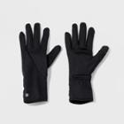 Women's Solid Stretch Reflective Trim Gloves - C9 Champion Black,