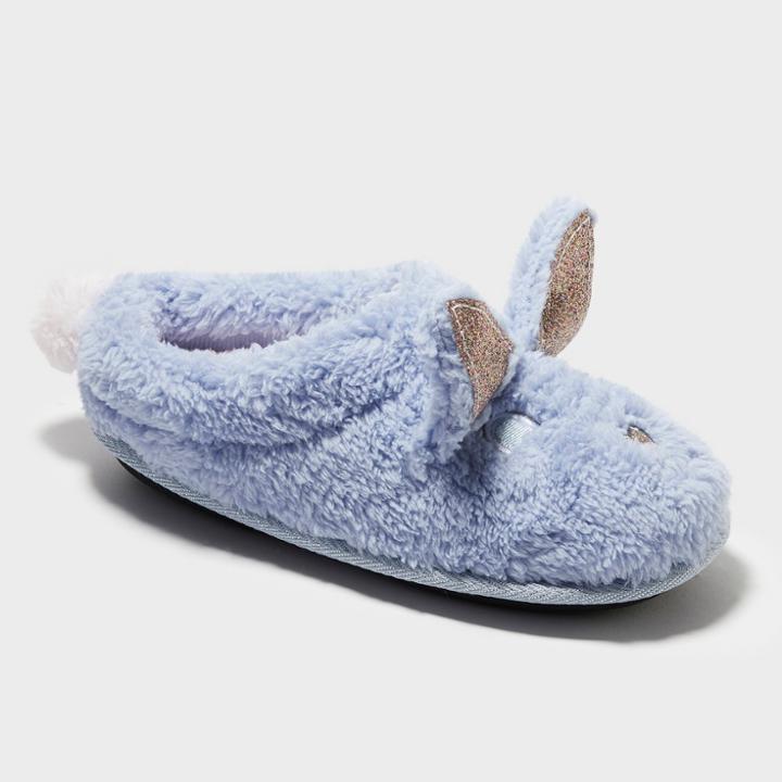 Girls' Dearfoams Slide Slippers - Blue