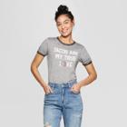 Women's Short Sleeve T-shirt - Zoe+liv (juniors') Gray