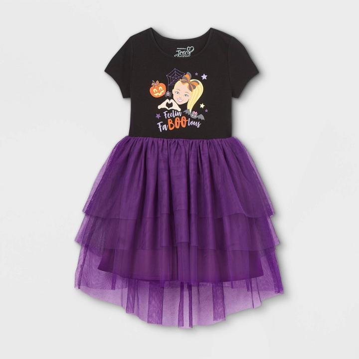 Girls' Jojo Siwa Fa-boo-lous Tutu Dress - Black