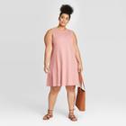 Women's Plus Size Tank Dress - Universal Thread Pink 2x, Women's,