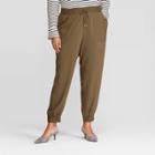 Women's Plus Size Mid-rise Relaxed Jogger Pants - Who What Wear Green
