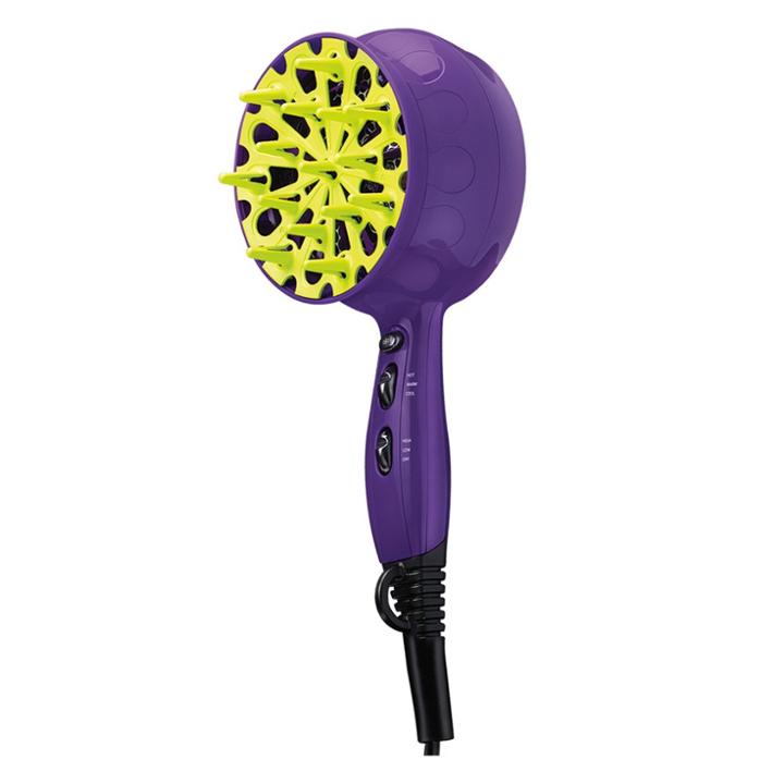 Tigi Bed Head Curls In Check 1875 Watt Diffuser Hair Dryer, Purple