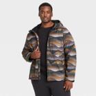 Men's Big & Tall Softshell Sherpa Jacket - All In Motion Olive Green 2xb, Green Green