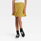 Girls' Skater Skirt - Art Class Yellow Plaid