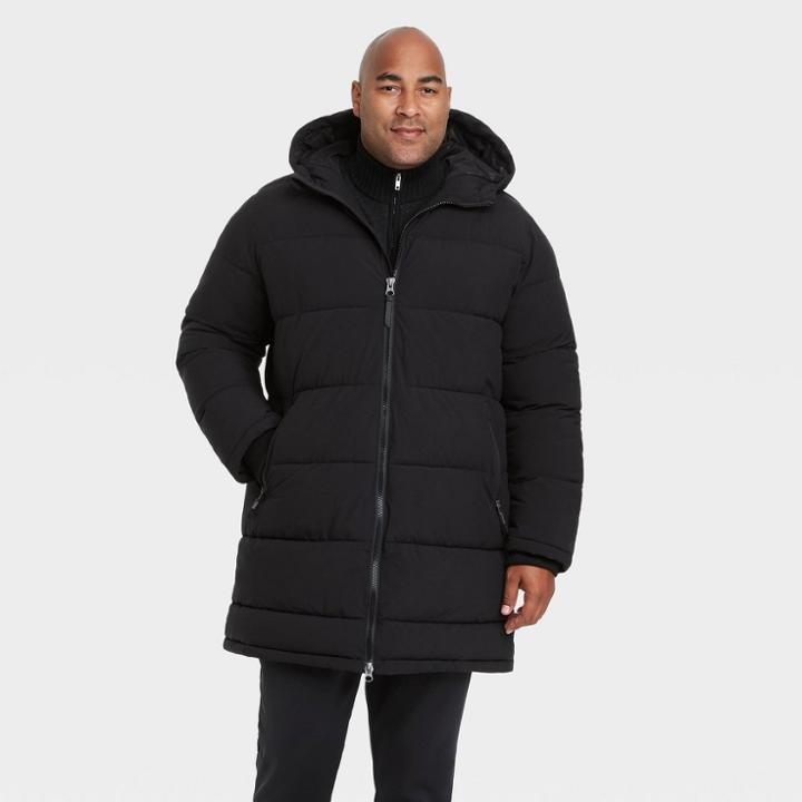 All In Motion Men's Mid-length Puffer Jacket - All In
