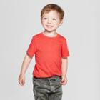 Toddler Boys' Short Sleeve T-shirt - Cat & Jack Red