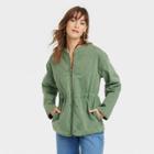 Women's Cotton Twill Jacket - Universal Thread Green