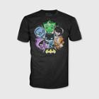 Boys' Dc Comics Batman Villians T-shirt - Black