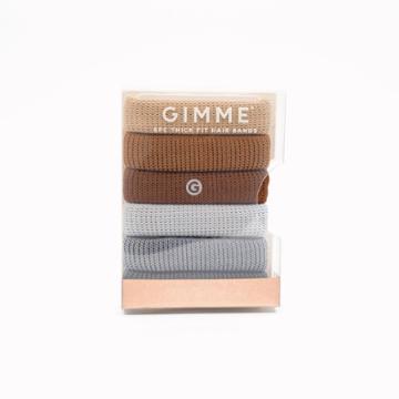 Gimme Clips Thick Hair Bands Neutral
