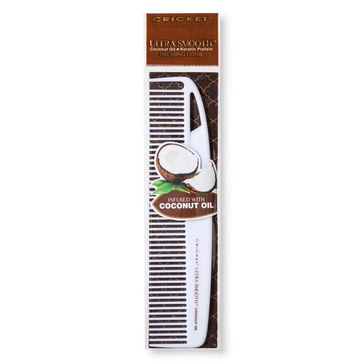 Ultra Smooth Coconut Infused Dressing Comb, White