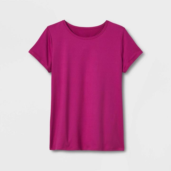 Girls' Short Sleeve Twist-back Studio T-shirt - All In Motion Purple