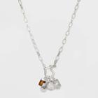 26 Semi-precious Long Charm Pendant Necklace - Universal Thread