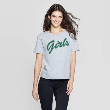 Fifth Sun Petitewomen's Rachel's Girls Short Sleeve T-shirt (juniors') - Athletic Heather S, Size: