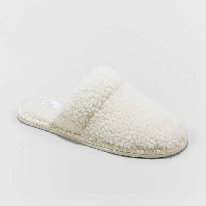 Women's Sasha Slide Slipper - Stars Above Cream S(5/6), Women's, Size: Small