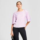 Women's Short Sleeve Top - Mossimo Purple