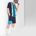 Men's Casual Fit 9 Mid-rise Jogger Shorts - Original Use Fighter Pilot Blue