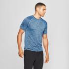 Men's Jacquard Running T-shirt - C9 Champion Quarry Blue Heather