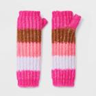 Women's Fingerless Gloves - Wild Fable Pink
