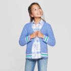 Girls' Short Open Cardigan - Cat & Jack Blue