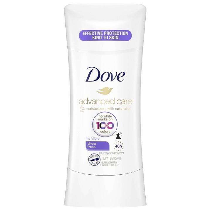 Dove Beauty Advanced Care Sheer Fresh 48-hour Invisible Antiperspirant & Deodorant