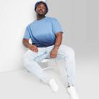 Men's Big & Tall Short Sleeve T-shirt - Original Use Blue/dip-dye