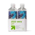 Aloe Vera Clear Gel Twin Pack - 32oz - Up & Up